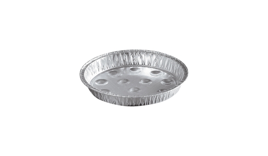 Assiette aluminium pour escargots