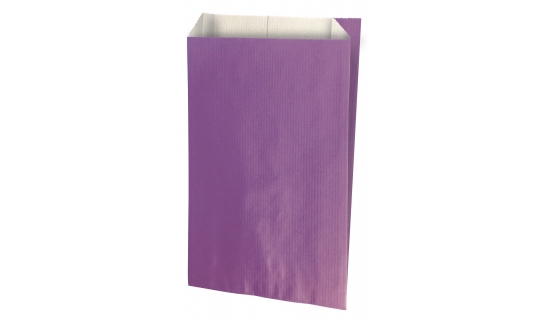 Pochette cadeau violette 12 +4.5 x 20cm