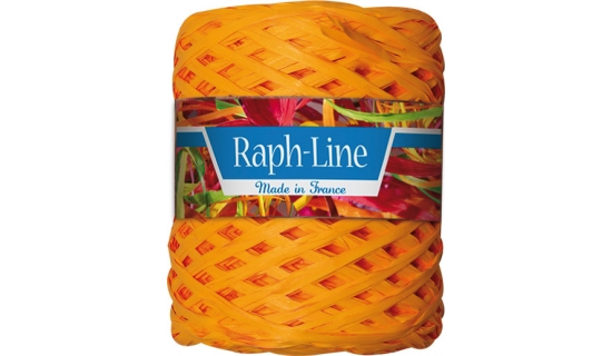 Raphia line bobine 200 m orange