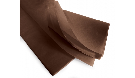 Papier mousseline Sirius chocolat 50 x 75 cm