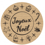 Étiquettes autocollantes Joyeux Noel