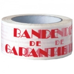 Ruban adhésif "BANDE DE GARANTIE" 100 m x 50 mm