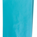 Pochette cadeau bleue clair 12 + 4.5 x 20 cm